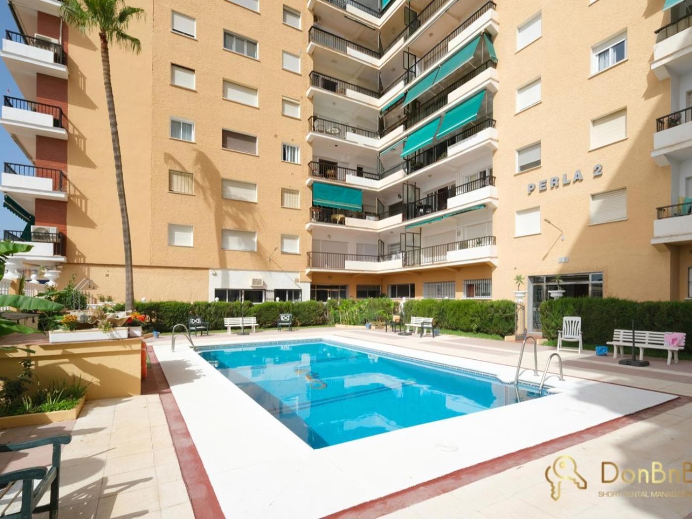 Apartamento Con Piscina En La Primera Linea De Playa De פואנגירולה חדר תמונה